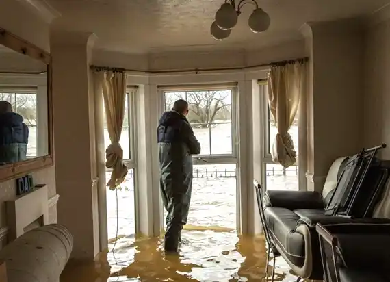 water damage restoration service Des Arc
